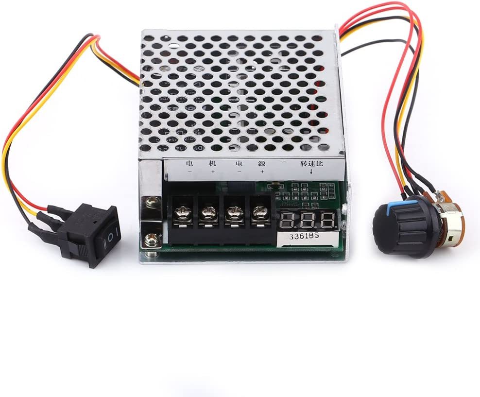 使用はできますがジャンクで Elecbee PWM 10V - 55V 40A DCモーター スピードコントローラガバナー