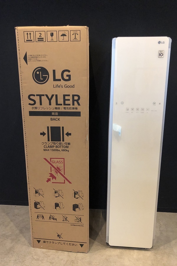 東京)LG styler S3IFA スチームクローゼット 2022年製 未使用 上部打痕 