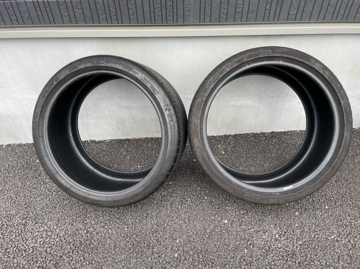 中古タイヤ20インチ　2本　ミシュラン ミシュラン パイロットスポーツ カップ2 N0 ポルシェ承認 295/30R20