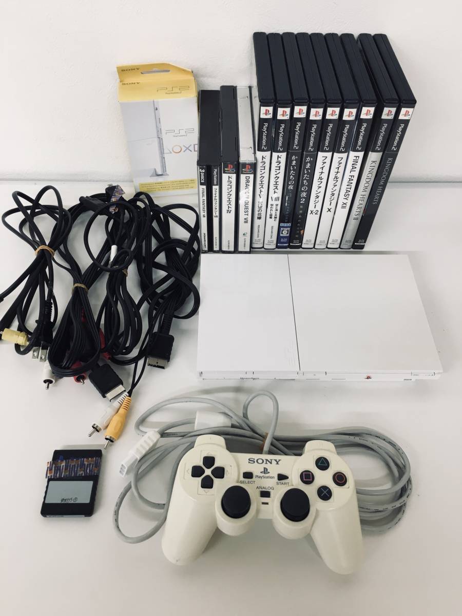 お得，人気セール さ McY86 ゲーム TVゲーム PS2 本体/コントローラー/コード/カセット おまとめ 通電確認済み ジャンク品 100サイズ(本体)｜売買されたオークション情報、yahooの商品情報をアーカイブ公開 - オー 本体、アクセサリー