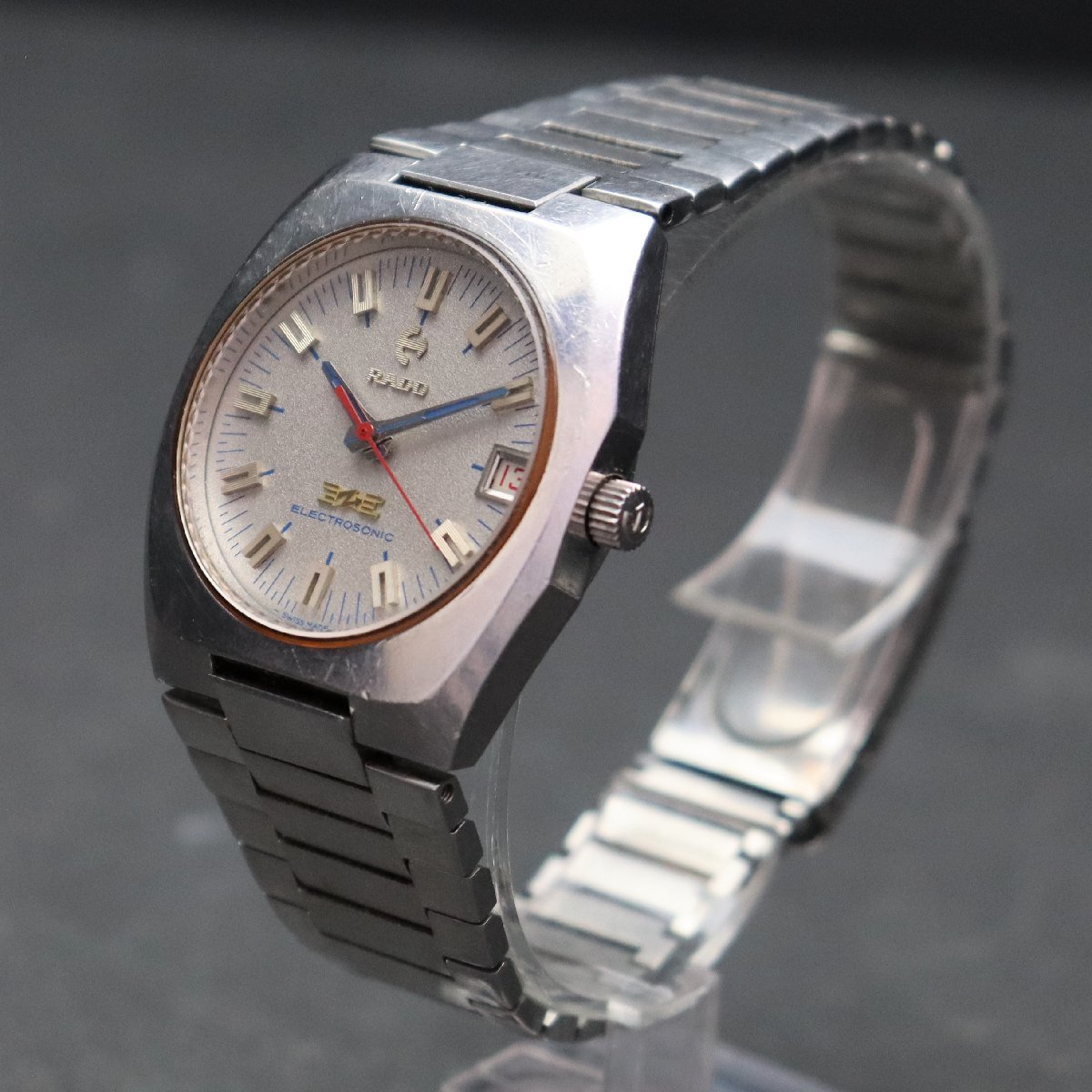 希少 RADO ラドー エレクトロソニック 音叉式 ジャンク品 カットガラス 