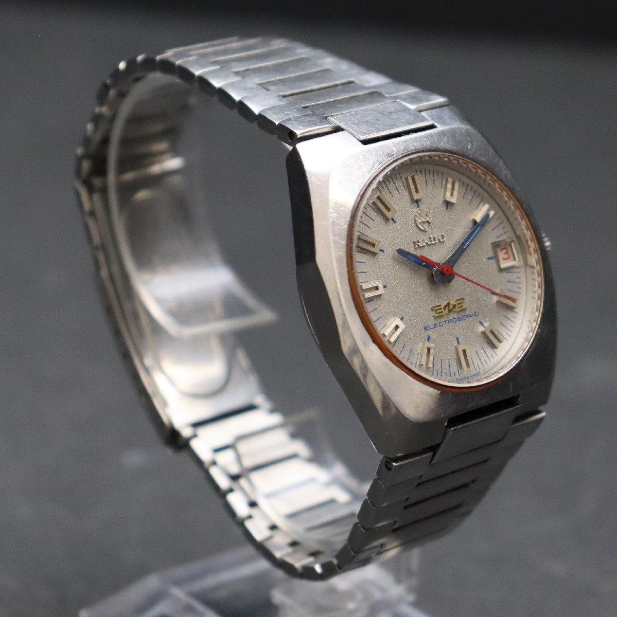 希少 RADO ラドー エレクトロソニック 音叉式 ジャンク品 カットガラス