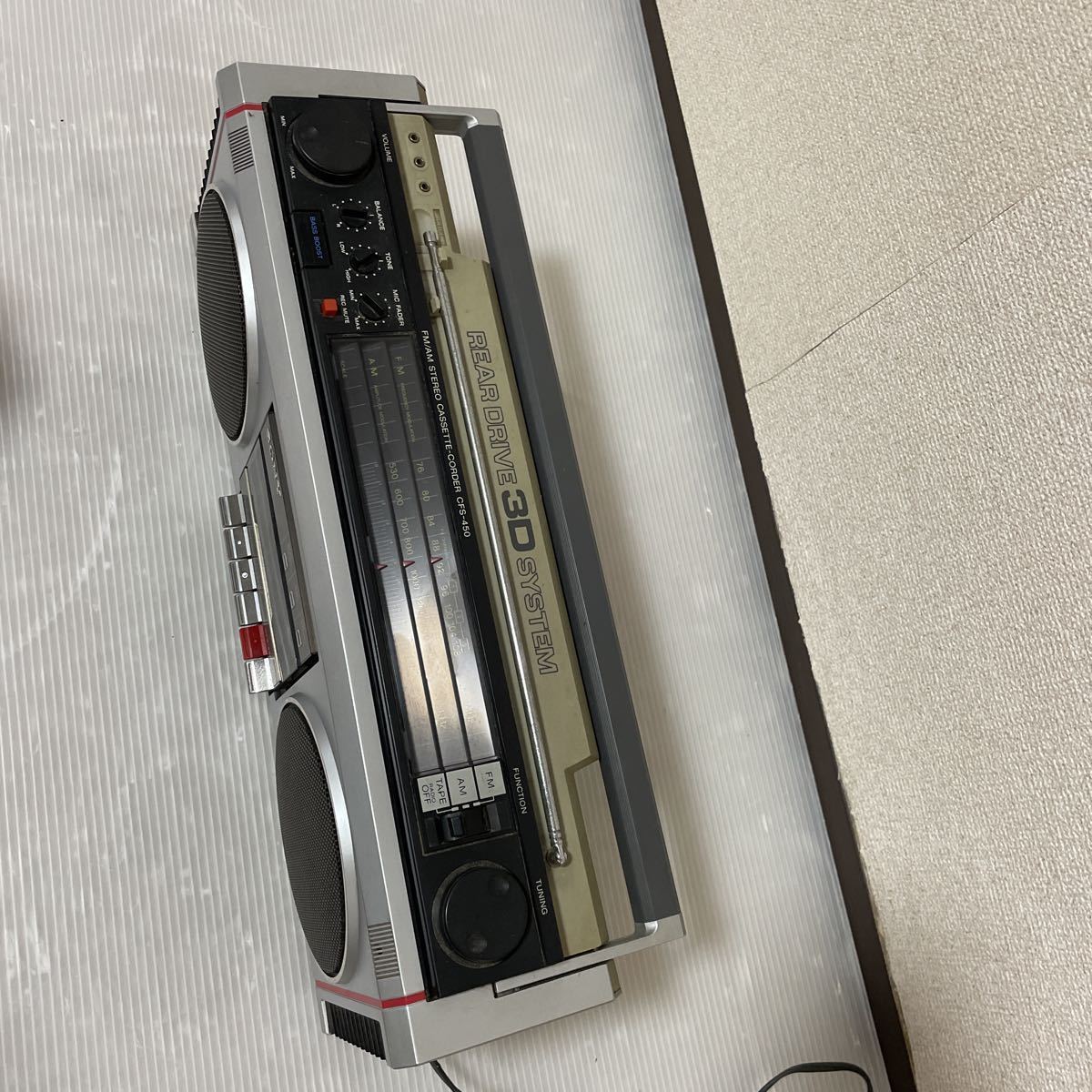 SONY ソニー ステレオカセットコーダー ラジカセ CFS-450 当時物 昭和