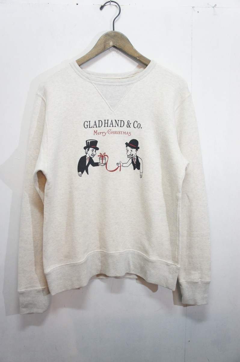 高品質，人気SALE 18AW GLADHAND グラッドハンド &times; ISETAN 伊勢丹 クルーネック スウェット トレーナー GH-18-ISETAN-11 M 薄灰 POPUP限定 919M(Mサイズ)｜売買されたオークション情報、yahooの商品情報をアーカイブ公開 - Mサイズ