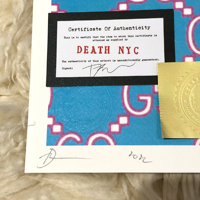 新作正規品 DEATH NYC 世界限定100枚 2022年 現代アート -現代アートの