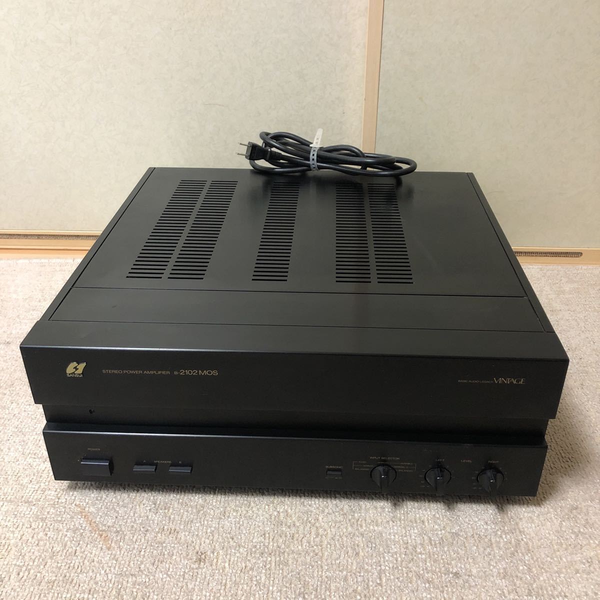 100%新品，本物保証 Sansui B-2102 MOS VINTAGE サンスイ 山水 パワーアンプ ジャンク(サンスイ)｜売買されたオークション情報、yahooの商品情報をアーカイブ公開 - オークファン サンスイ