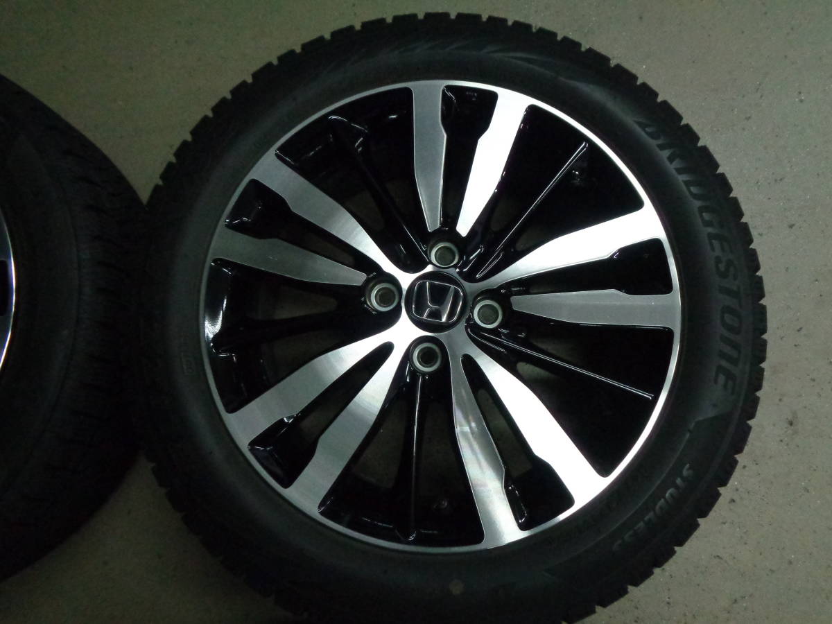 ホンダフィットRS GK5純正ホイール☆ブリヂストン ブリザックVRX2☆185
