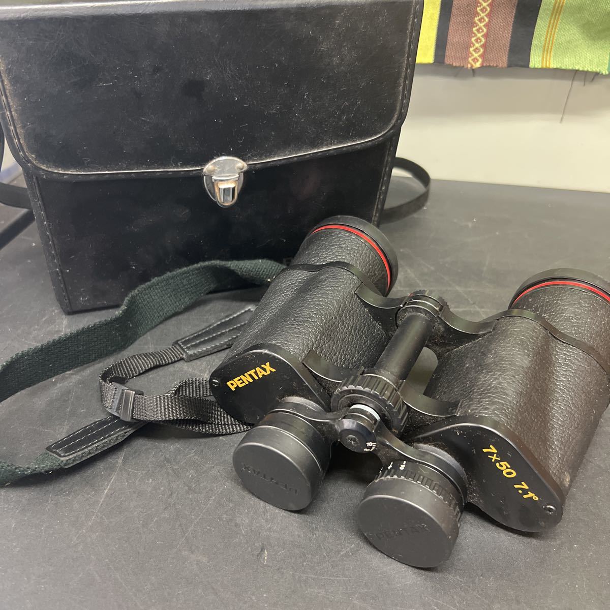 t10-97 PENTAX ペンタックス　双眼鏡　7×50 7.1° ケース付き 中古品　
