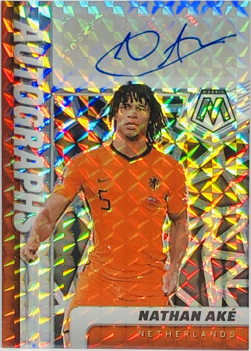 アケ/Nathan Ake】2021-22 Panini Mosaic Road to FIFA World Cup Auto