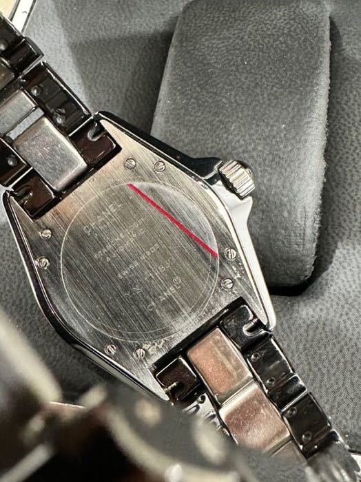 極美品 CHANEL J12 38ミリ 自動巻 ダイヤベゼル 高級腕時計 シャネル  