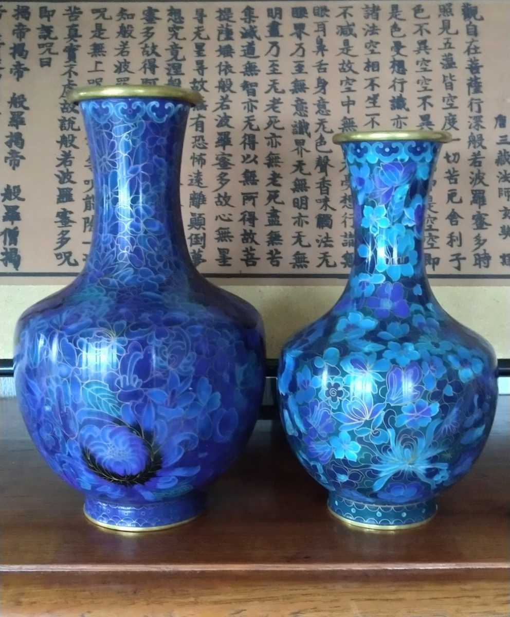 中国美術 景泰藍 中国七宝 花瓶 壺 セット 中国 七宝 【公式通販】