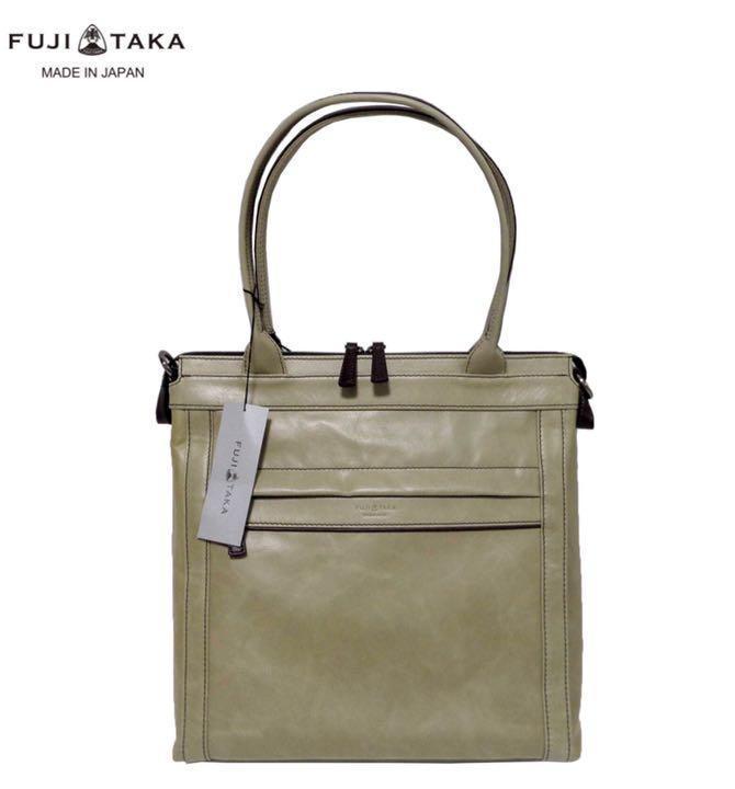 【お買い得，安い】 品 フジタカ FUJITAKA 牛革 レザー ビジネス トートバッグ ベージュ 051702 定価47 300円 税込(トートバッグ)｜売買されたオークション情報、yahooの商品情報をアーカイブ公開 - オークファン トートバッグ