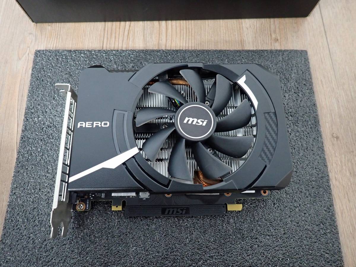 中古美品 グラフィックボード MSI GeForce GTX 1660 SUPER AERO ITX OC