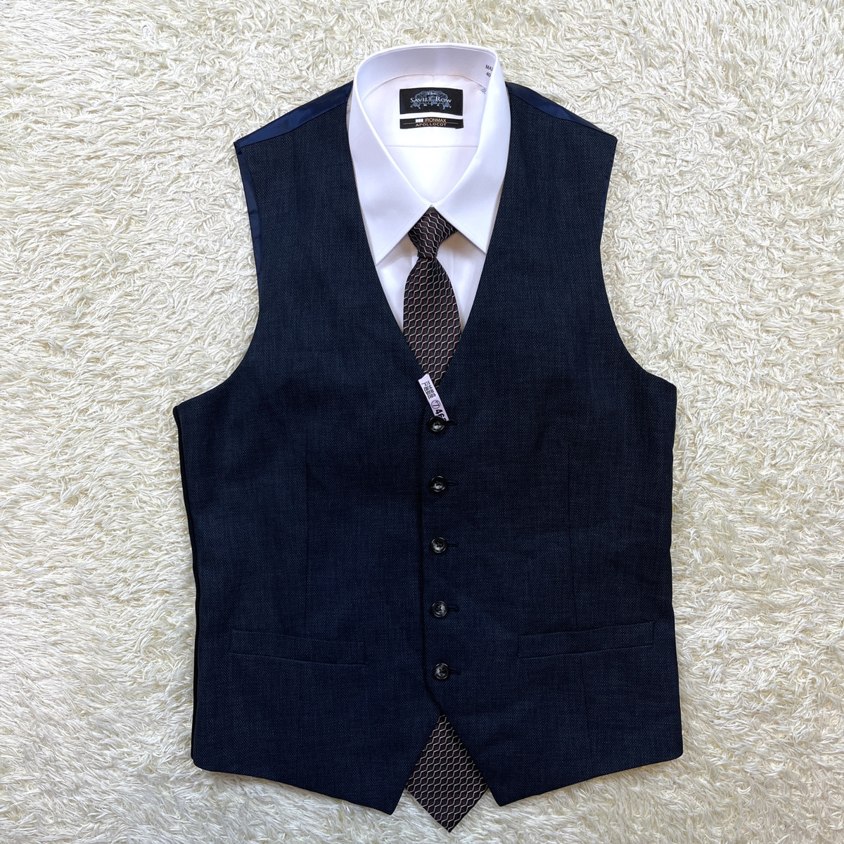 美品】スーツセレクト【圧巻のスリーピース】SUIT SELECT スーツ 