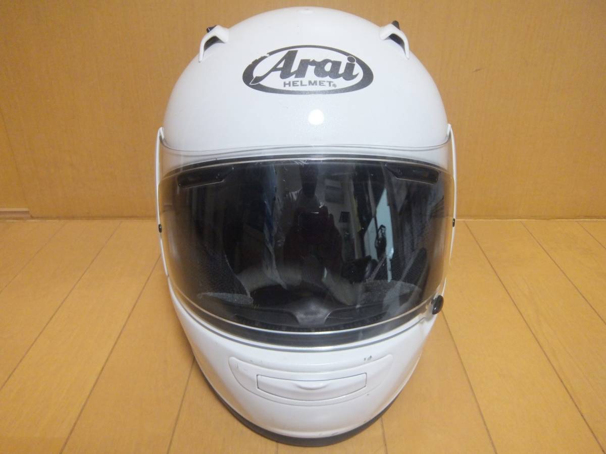 アライ Arai QUANTUM-J ヘルメット クアンタムJ フルフェイスヘルメット 中古品 M [クアンタム-J | Mサイズ Webike 中古美品Arai NAKANO 57・58cm 黒