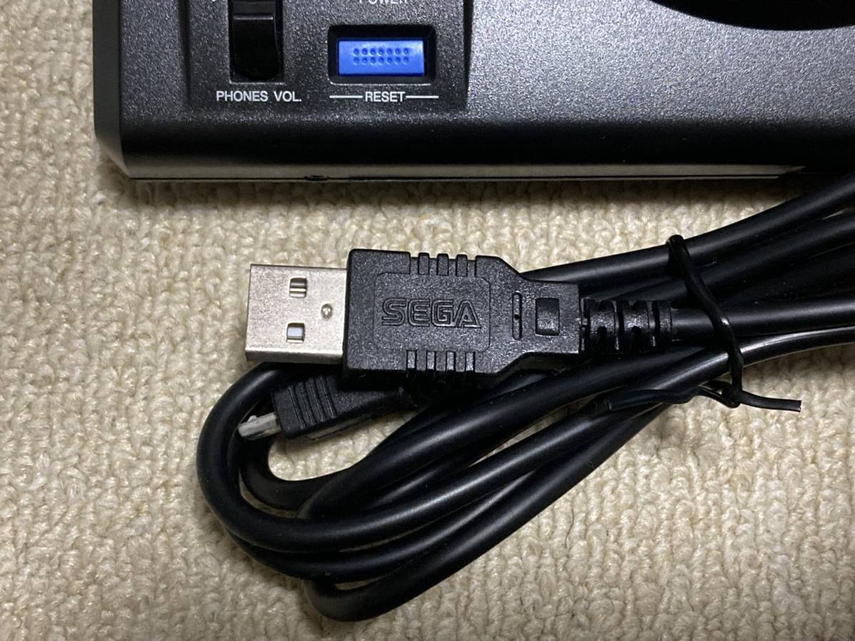 [セガ] メガドライブミニ 本体一式 付属品完備 箱説あり 程度良好_2