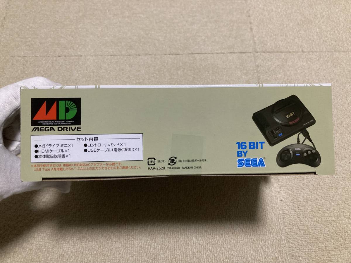 [セガ] メガドライブミニ 本体一式 付属品完備 箱説あり 程度良好_7