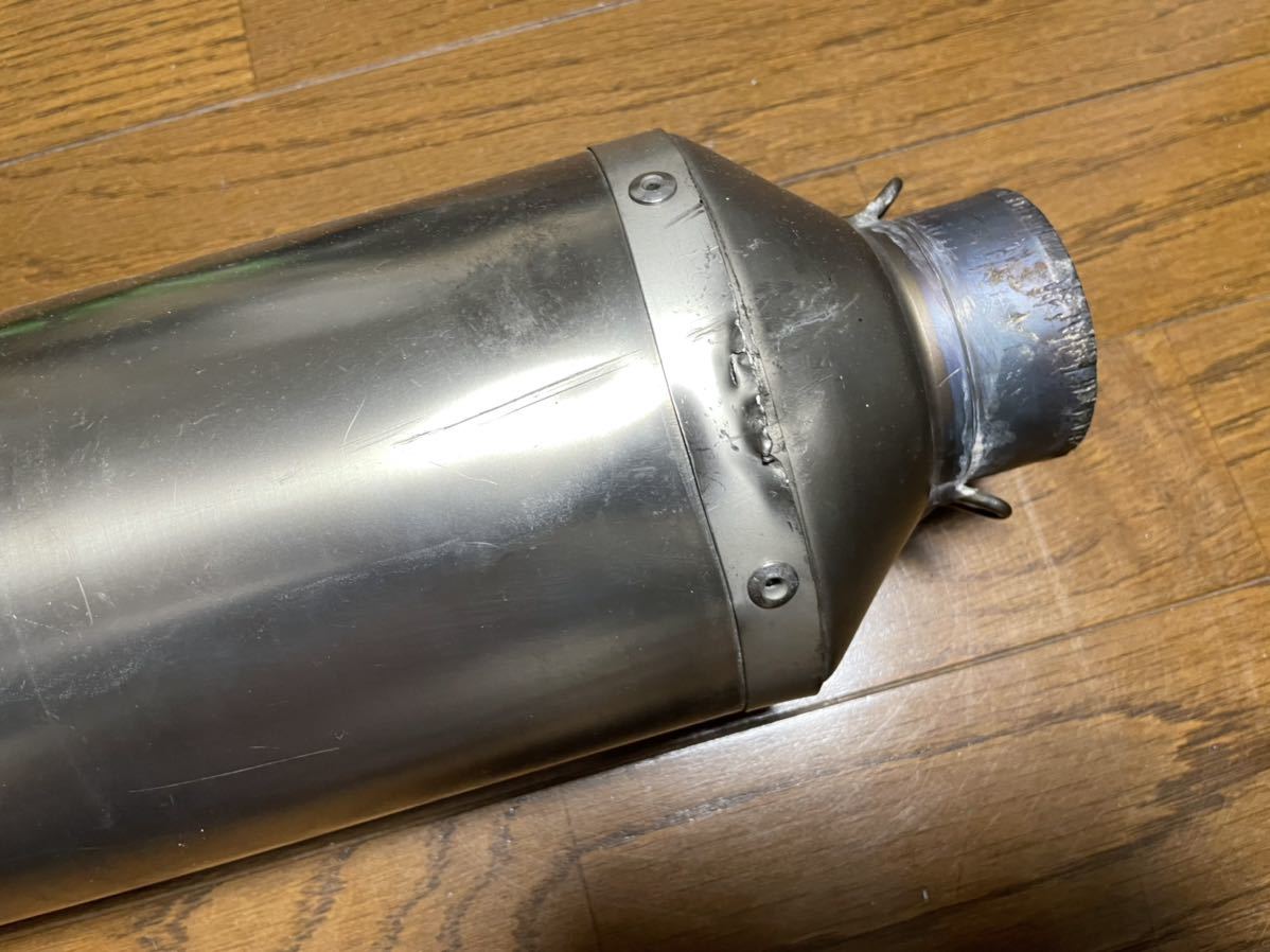 アクラポビッチ AKRAPOVIC チタン オーバル 60.5 サイレンサー 汎用 