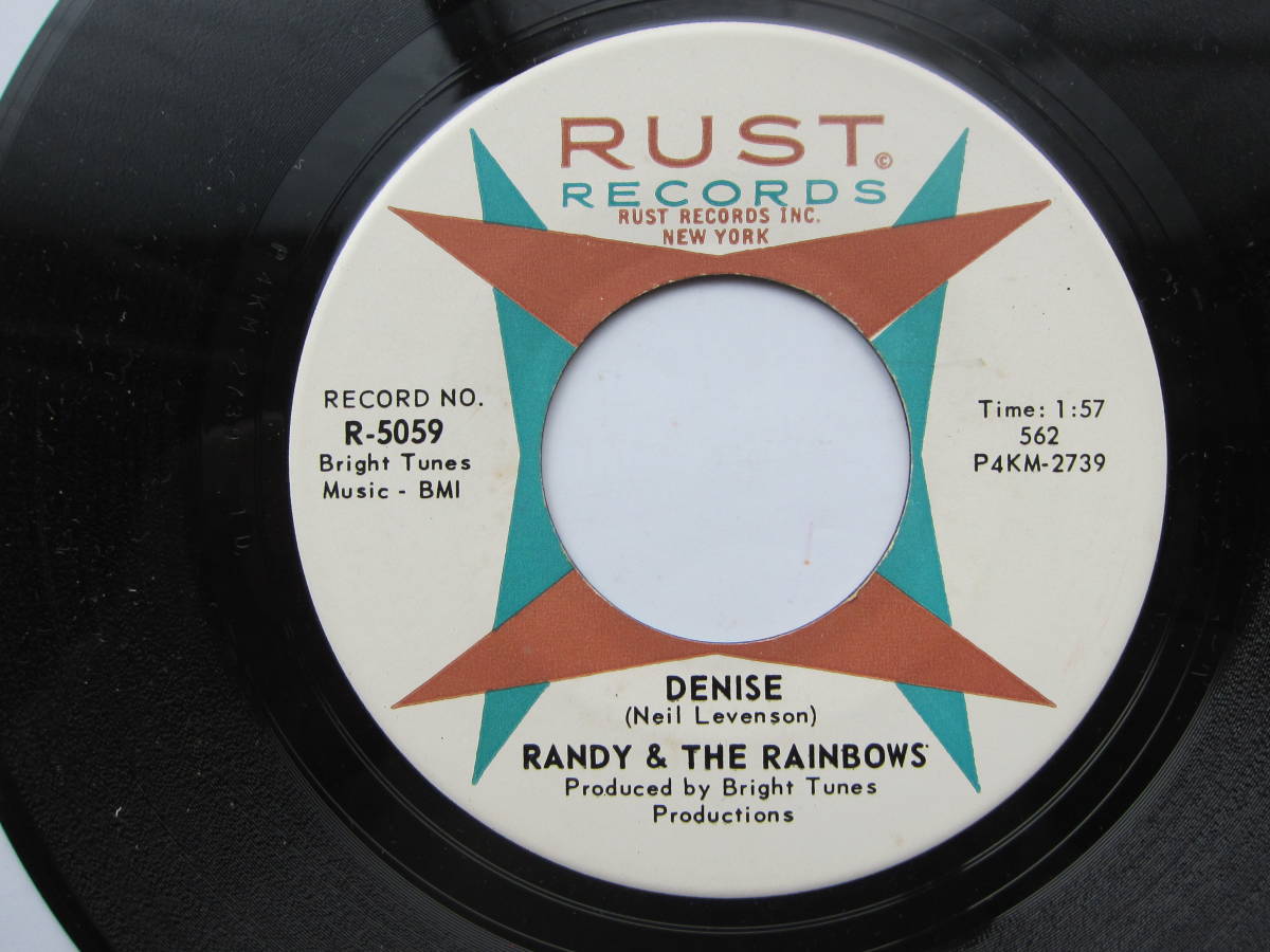 品質保証，定番 EP US盤 Denise／Randy & The Rainbows(ポピュラーボーカル)｜売買されたオークション情報、yahooの商品情報をアーカイブ公開 - オークファン ポピュラーボーカル