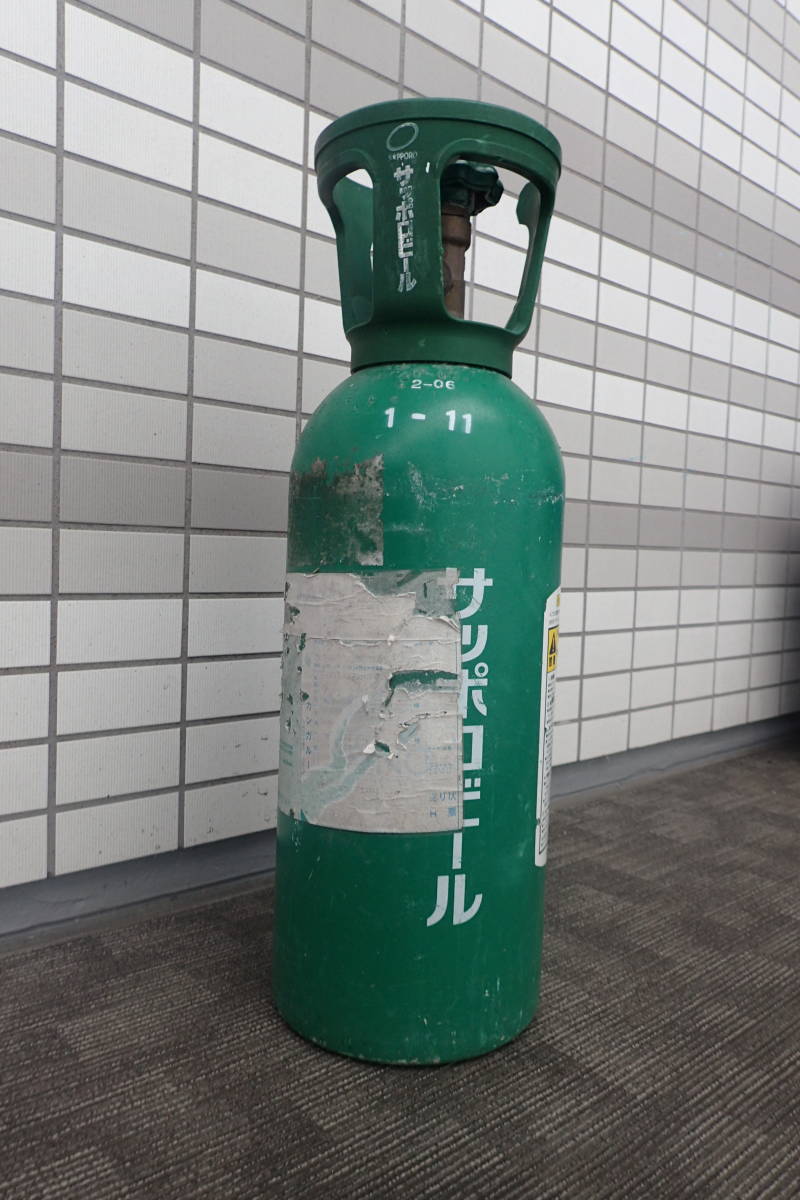 ミドボン　液化炭酸ガス 5kg 残量あり ミドボン（空）残量計付き 液化炭酸ガスボンベ 5キロ ミドボン 5kg 残量計