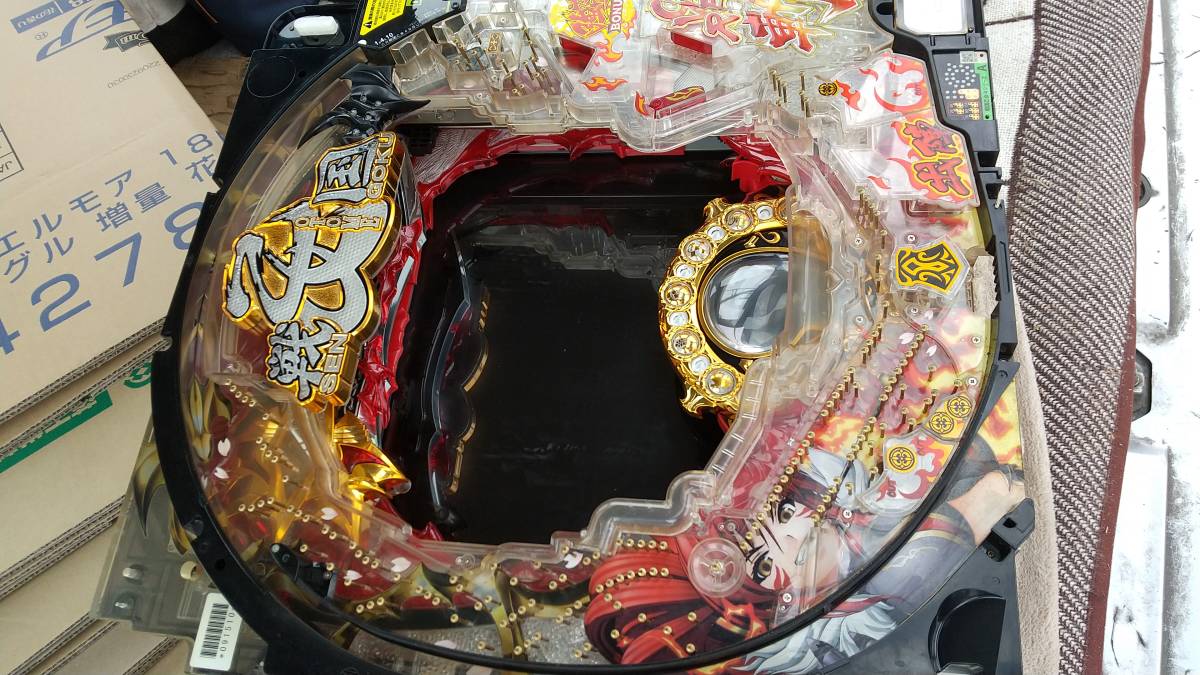 パチンコ 実機用 セル基板のみ サイドPOP付 平和 CR戦国乙女4 9BU 花