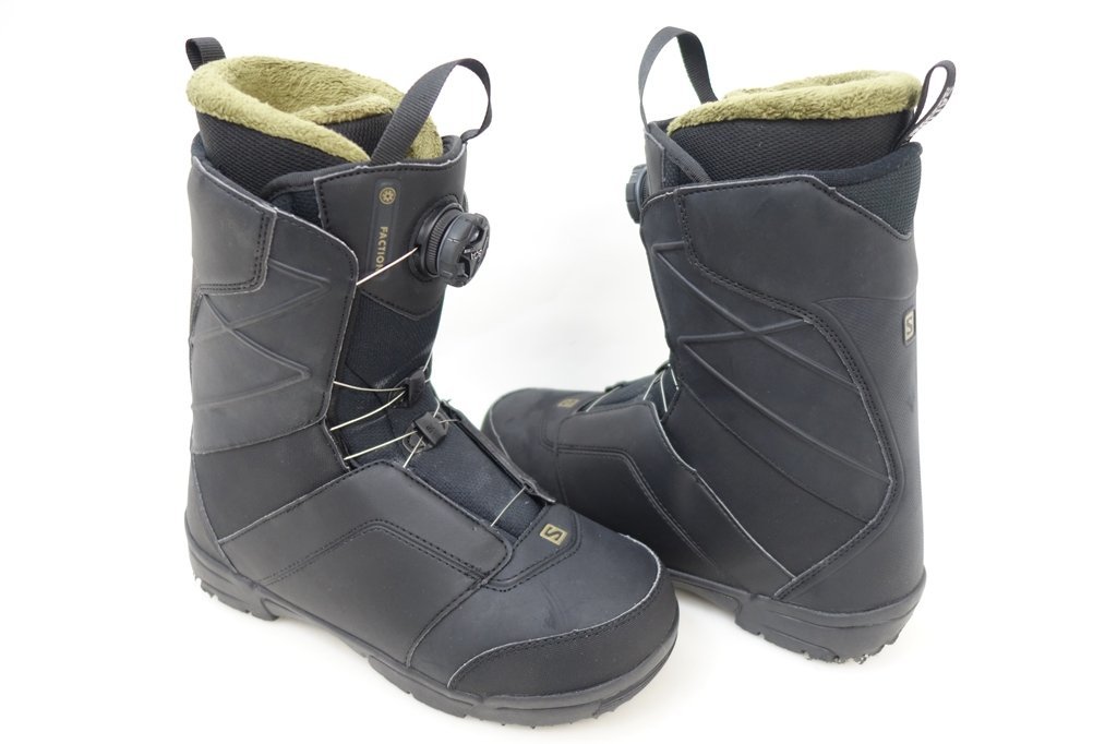 中古 19/20 SALOMON FACTION BOA メンズ26.5cm スノーボードブーツ