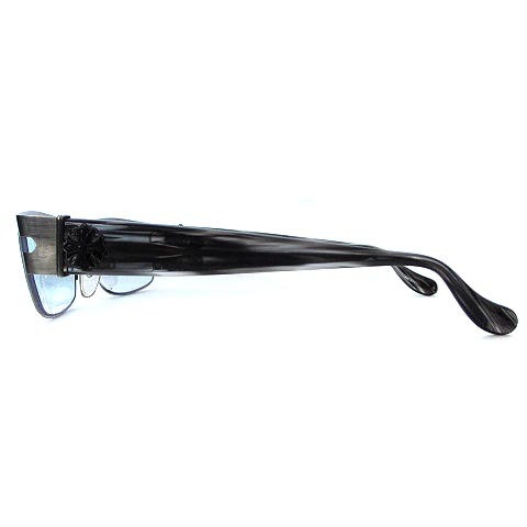 クロムハーツchrome hearts ブラック メガネ