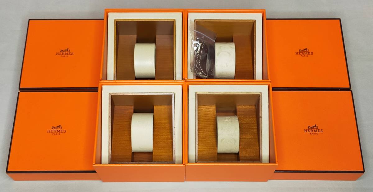 HERMES エルメス 空箱⑩ 純正BOX 時計ケース 4箱セット エルメス 空箱 箱