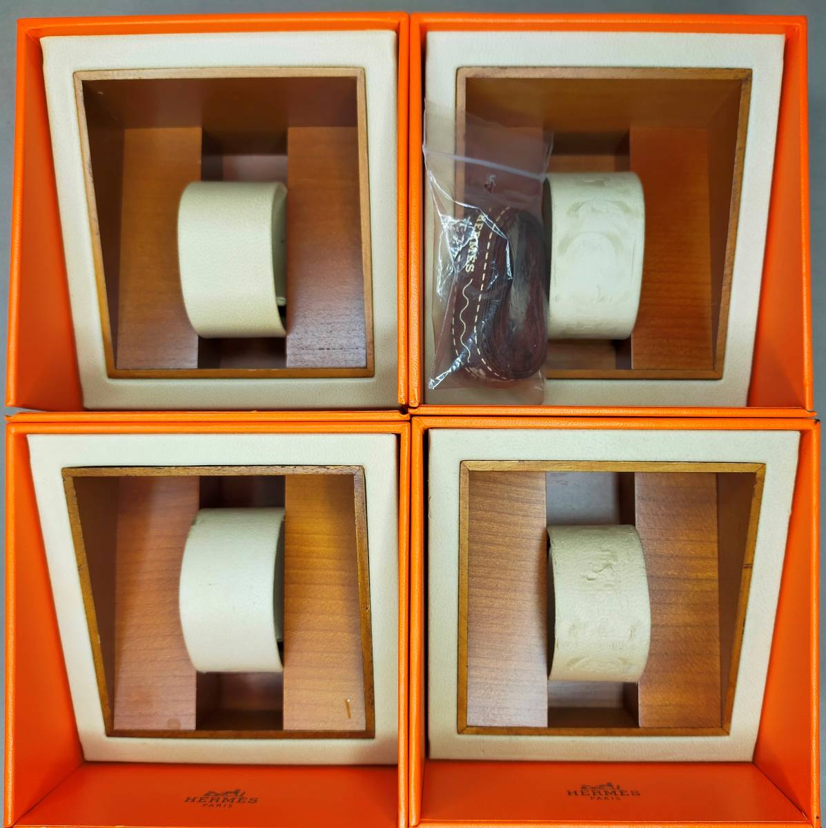 HERMES エルメス 空箱⑩ 純正BOX 時計ケース 4箱セット エルメス 空箱 箱