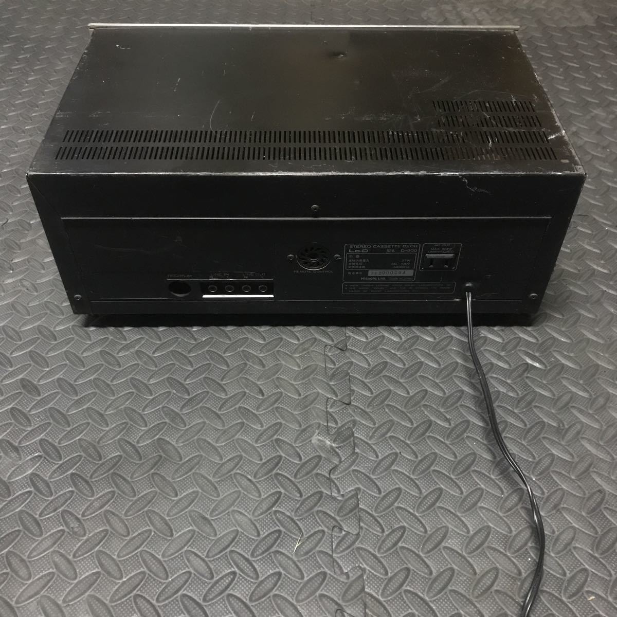 カセットデッキ Lo-D D909【ジャンク品】 カセットデッキ Lo-D D909