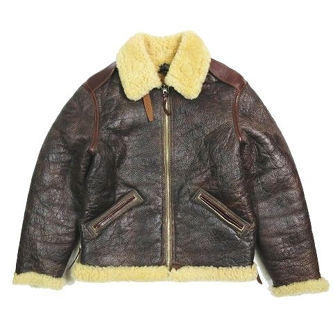 バズリクソンズ BUZZ RICKSON’S 東洋エンタープライズ TOYO ENTERPRISE B-6 レザージャケット BR80415 ダブルコーティング フライトジャケ