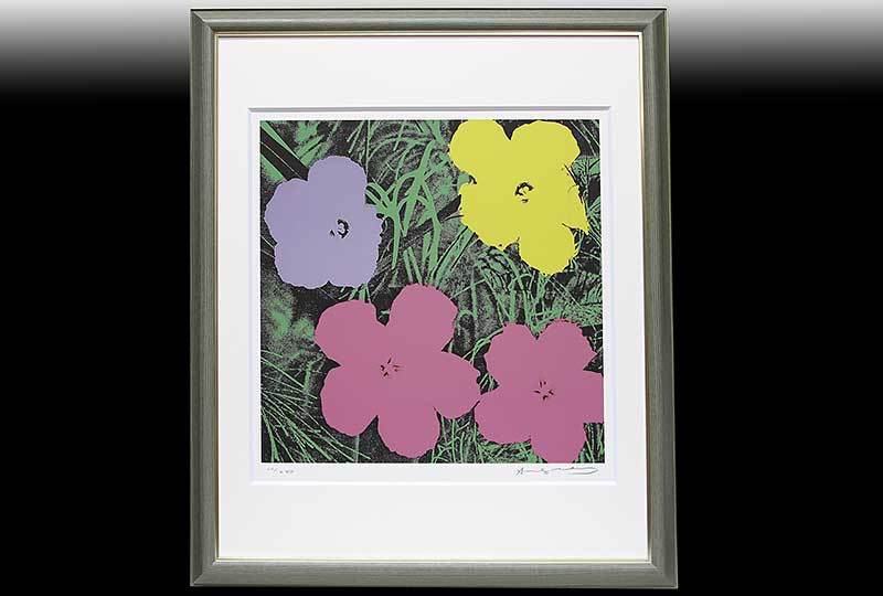 アンディ・ウォーホル 直筆サイン 証明書「Flowers 10/250」