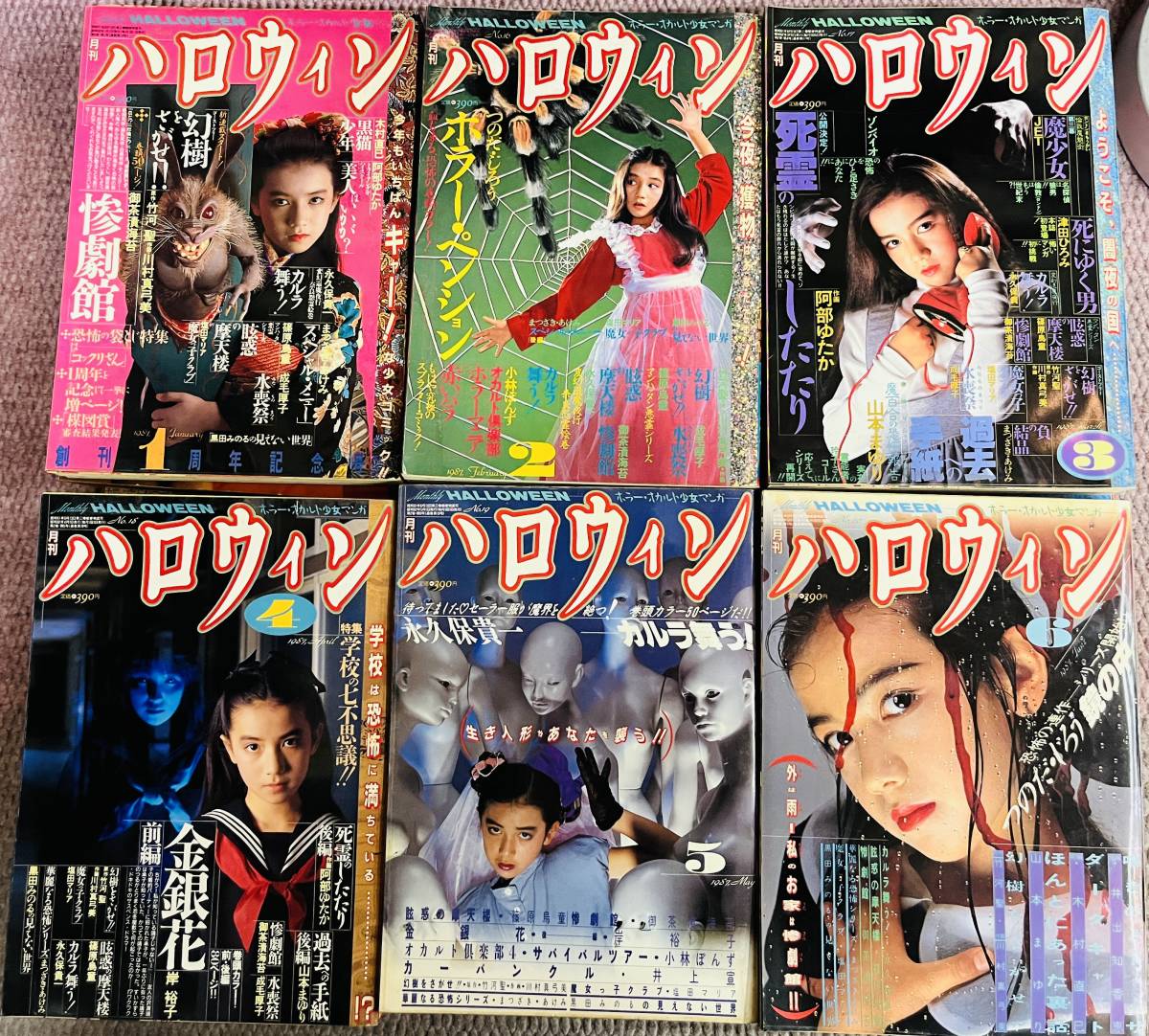 月刊ハロウィン 1986年1月号〜1987年6月号まで 揃【18冊】増刊号【3冊