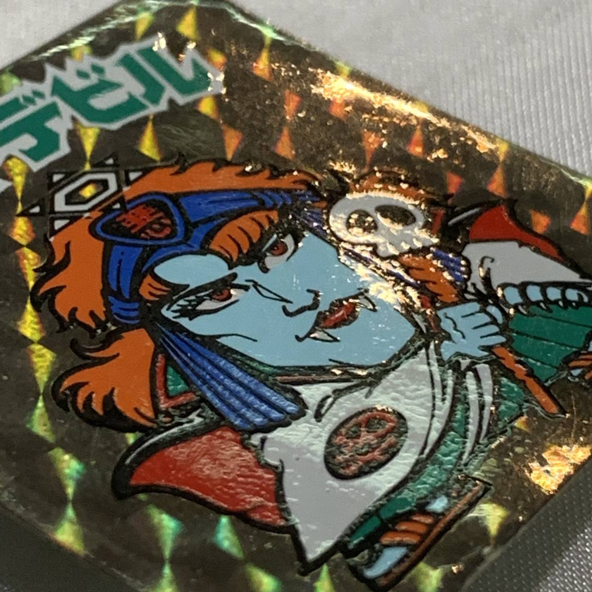 216 激レア　初期チョコ版薄黄色　スーパーデビル　ビックリマン　旧ビックリマン 216 激レア 初期チョコ版薄黄色 スーパーデビル ビックリマン 旧 【完