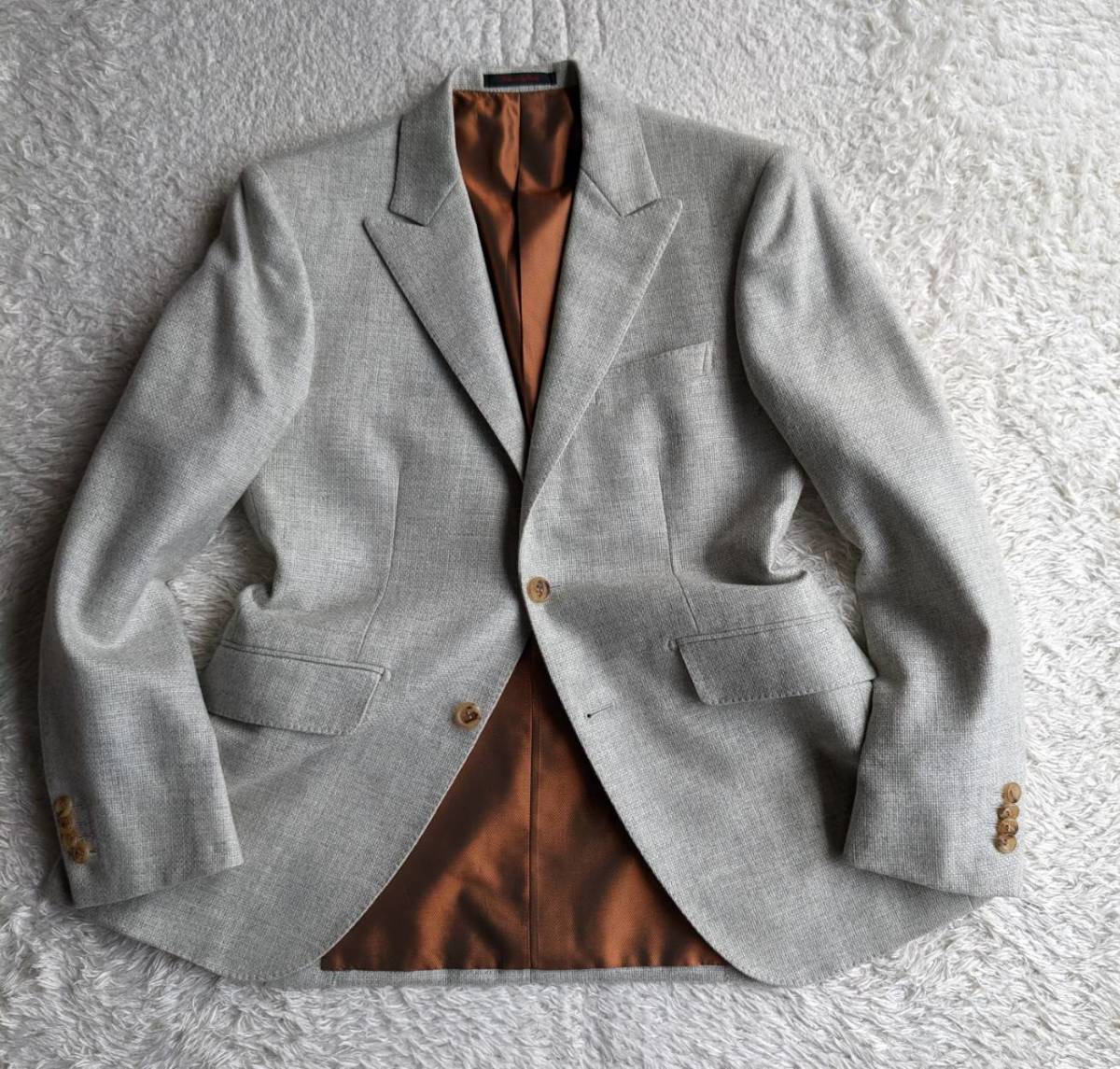 Loro Piana ロロピアーナ セール情報も カシミア×シルク ネイビー 