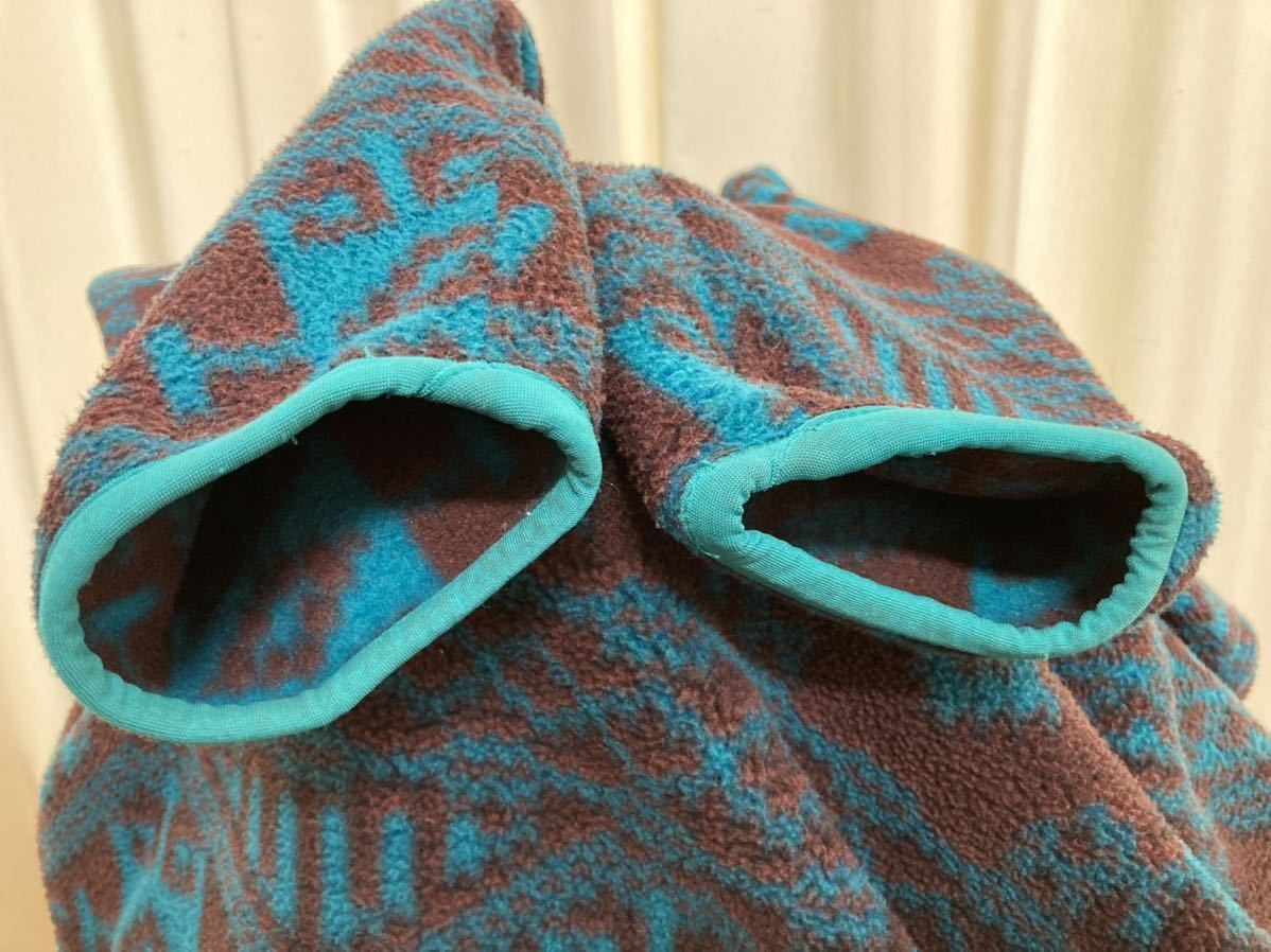 ☆patagonia パタゴニア シンチラ フリース 総柄 スナップT プルオーバー ジャケット 