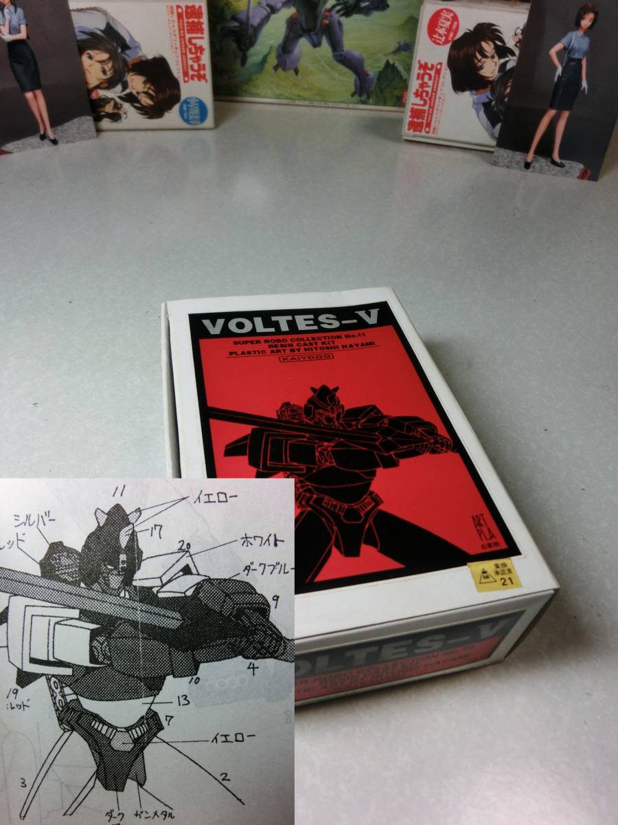 海洋堂の造詣！！ボルテスV 原型 速水仁司 スーパーロボコレクション