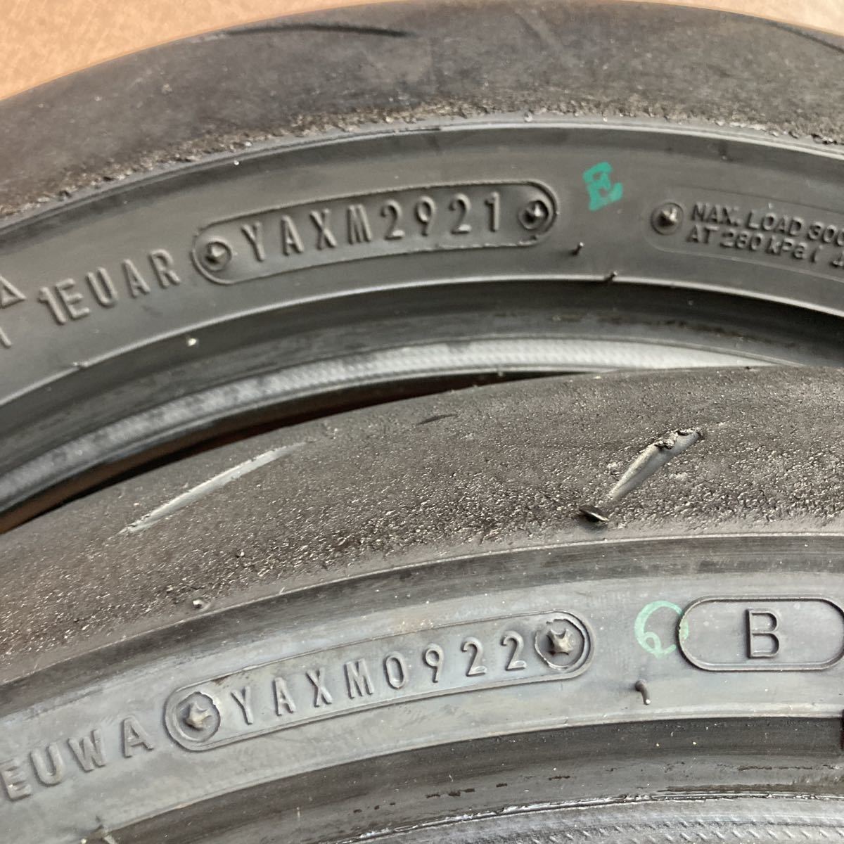 ⑥ダンロップ DUNLOP SPORT 110/70 150/60 α13sp CBR 250RR JP250