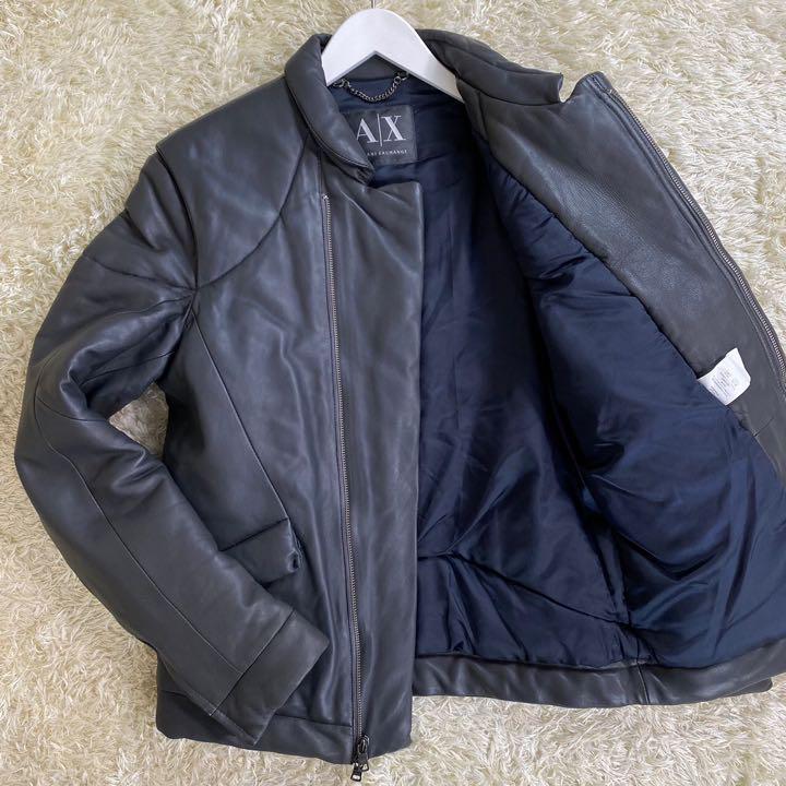 EMPORIO ラムレザー ARMANI アルマーニ GIORGIO ARMANI（レザー