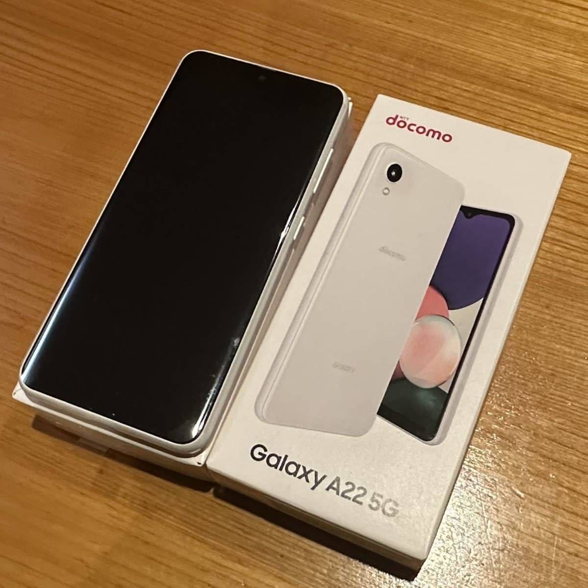 A22 5G Galaxy SC-56B ホワイト ドコモ (W) ⁄ 未使用 docomo White 