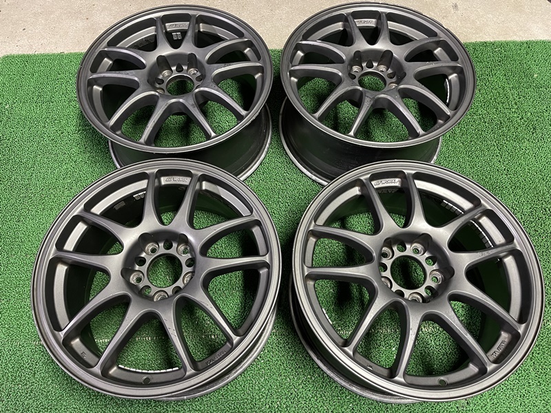 WORK EMOTION CR kai 17×8J ET＋42 PCD114.3 5穴 4本セット MGM マット 
