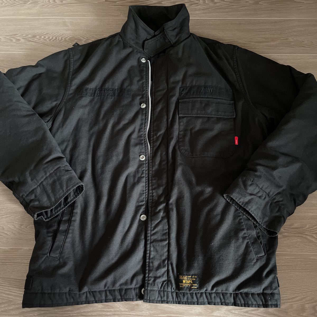 WTAPS 172 WVNDT-JKM01 JACKET BLACK XL A-1ジャケット M65 名作
