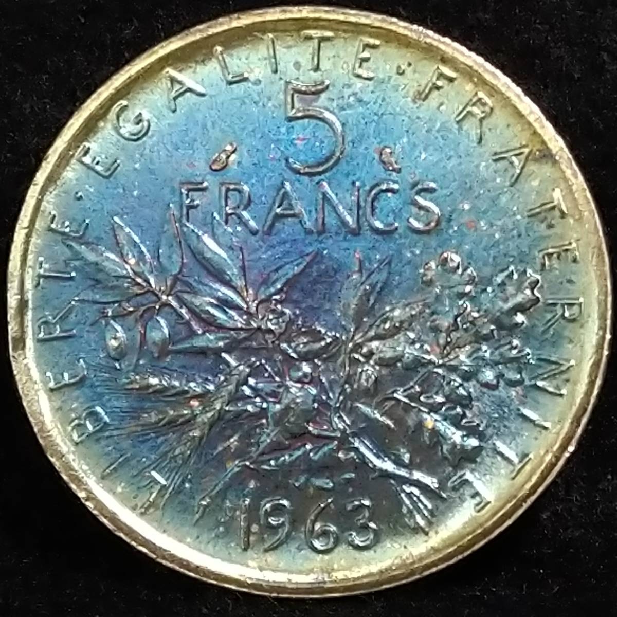 フランス銀貨 1963年 5フラン / 12．12g 【公式通販】
