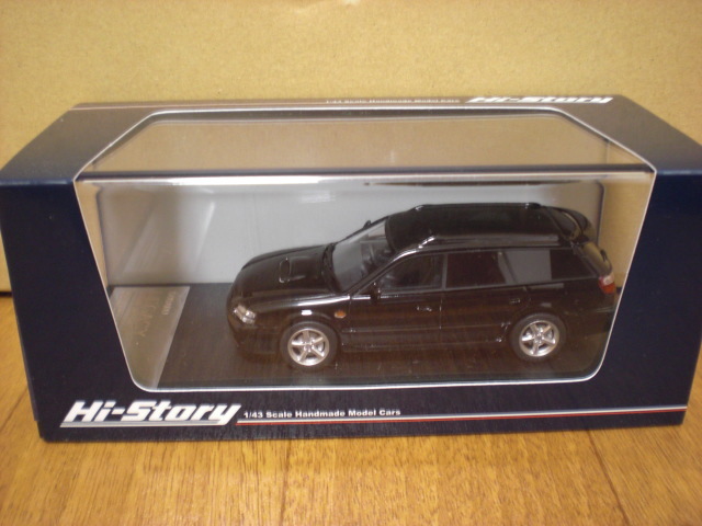人気定番，大人気 ハイストーリー 1/43 スバル レガシィ ツーリングワゴン GT-B E-tuneⅡ 2001 ブラックパーズマイカ 難あり品(乗用車)｜売買されたオークション情報、yahooの商品情報をアーカイブ公開 - オークファ 乗用車