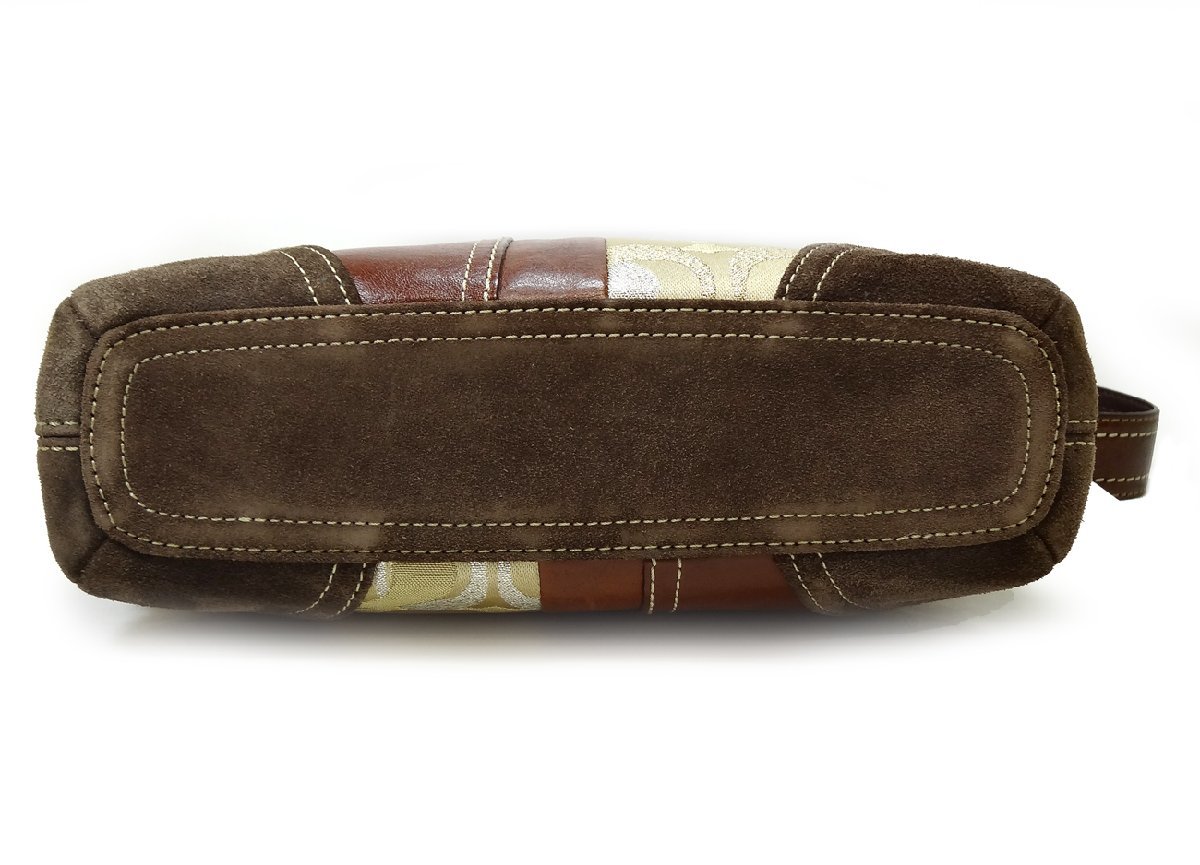 中古 COACH/コーチ ショルダーバッグ パッチワーク 10436 キャンバス 