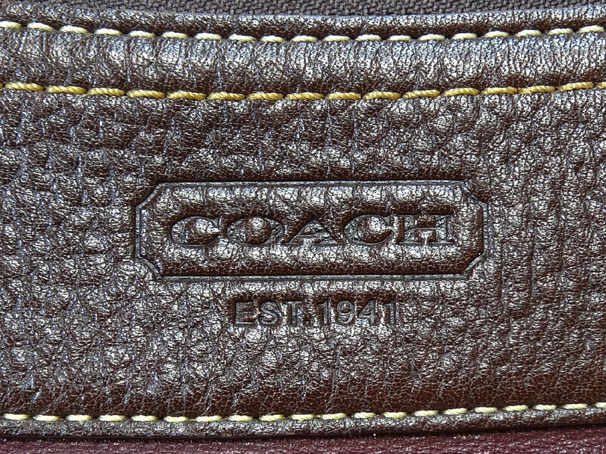 中古 COACH/コーチ ショルダーバッグ パッチワーク 10436 キャンバス 