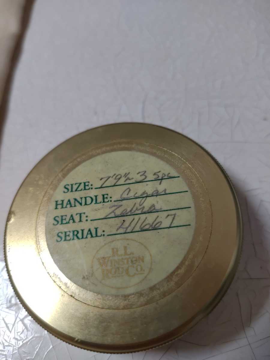 Winstonフライロッド　LT　7フィート9インチ　#3 5ピース Rod - Winston 7\u00279 \u2014 Item