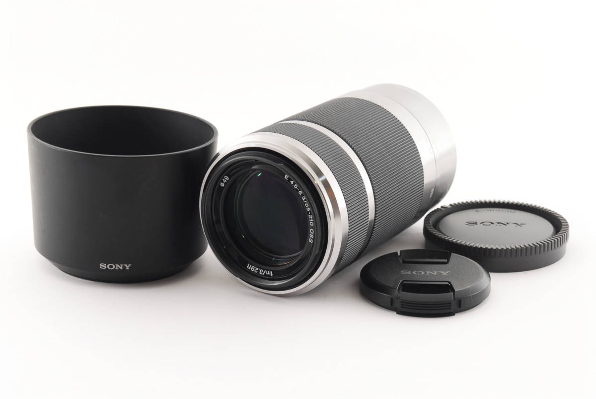 ソニー SONY SEL55210 レンズフード付き ☆完全動作品☆ SONY ソニー E 55-210mm F4.5-6.3 OSS SEL55210 フード