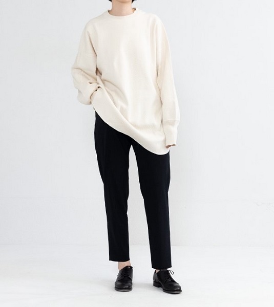 HYKE THERMAL SHIRT/BIG FIT ハイク サーマル シャツ ビッグフィット  