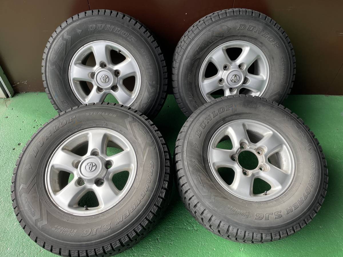 トヨタ純正16インチ 205/55R16 4本セット ホイール スタッドレスタイヤ 